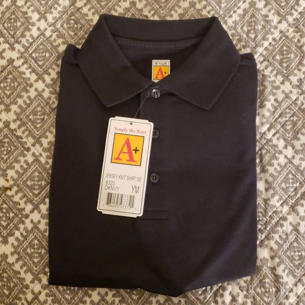 Navy Blue School Uniform Polo NWT
